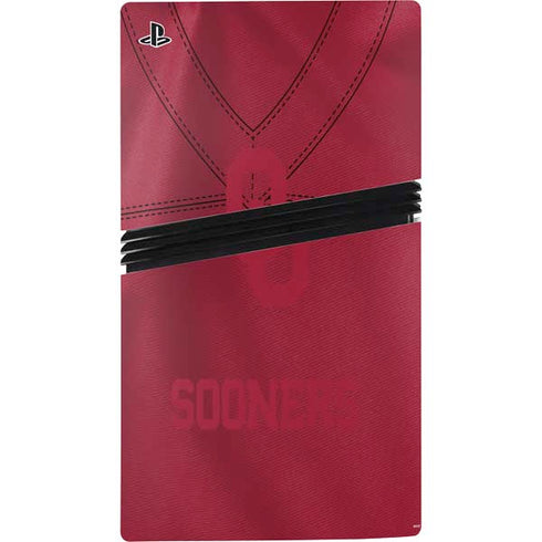 University of Oklahoma Red Jersey PS5 Pro Bundle Skin